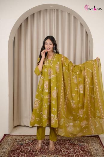 Dveeja leela 3pcs wholesale online kurti shops goa